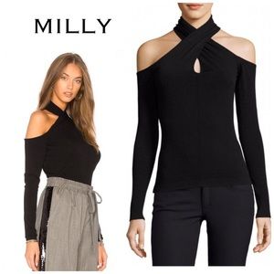 MILLY Keyhole Top